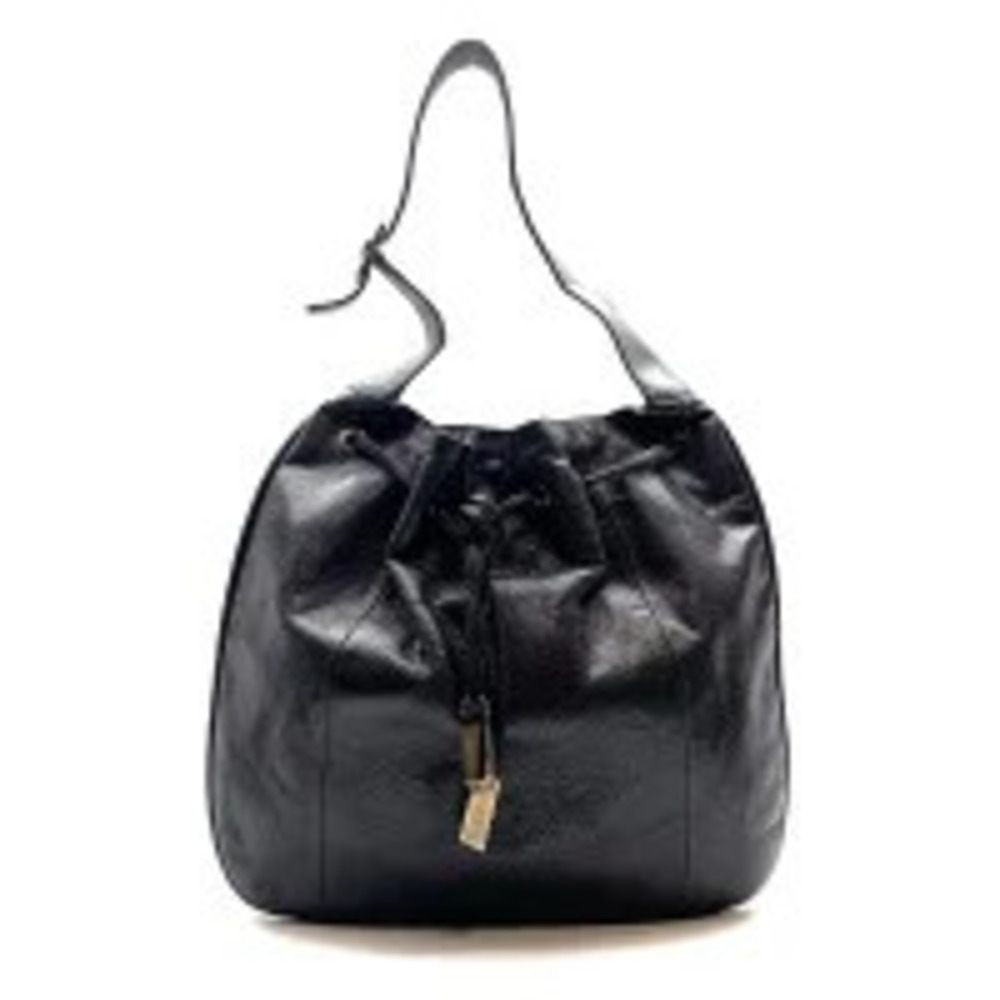 Gucci Hobo Bag Handbag Black Drawstring